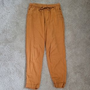 Linen drawstring pant